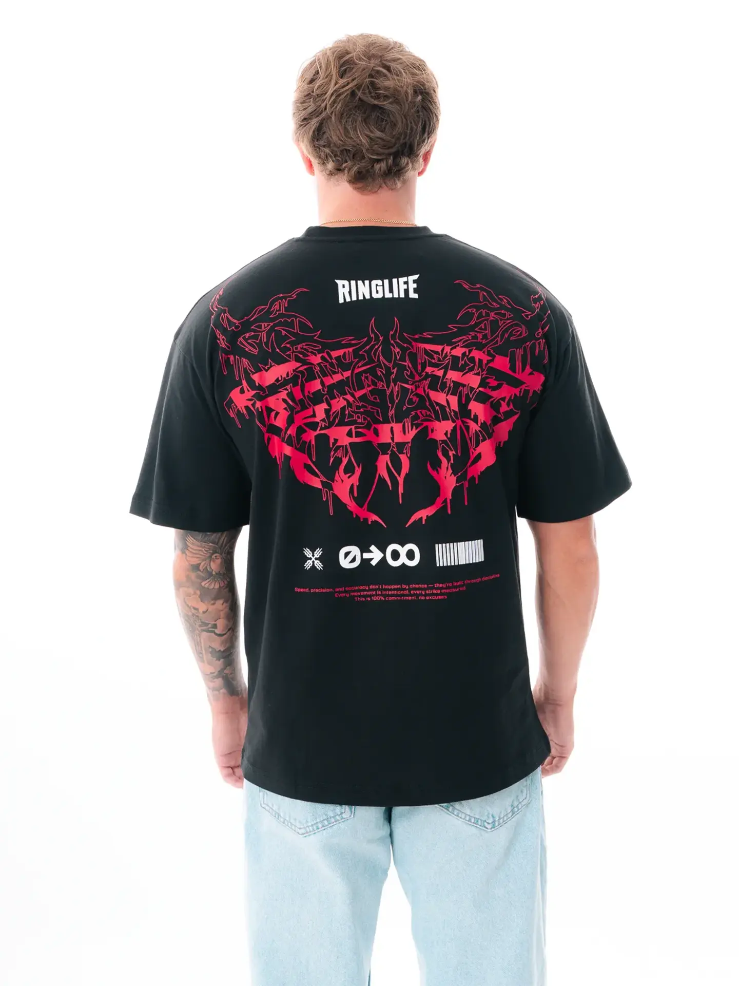 RINGLIFE T-Shirt, Tyrant, schwarz-rot