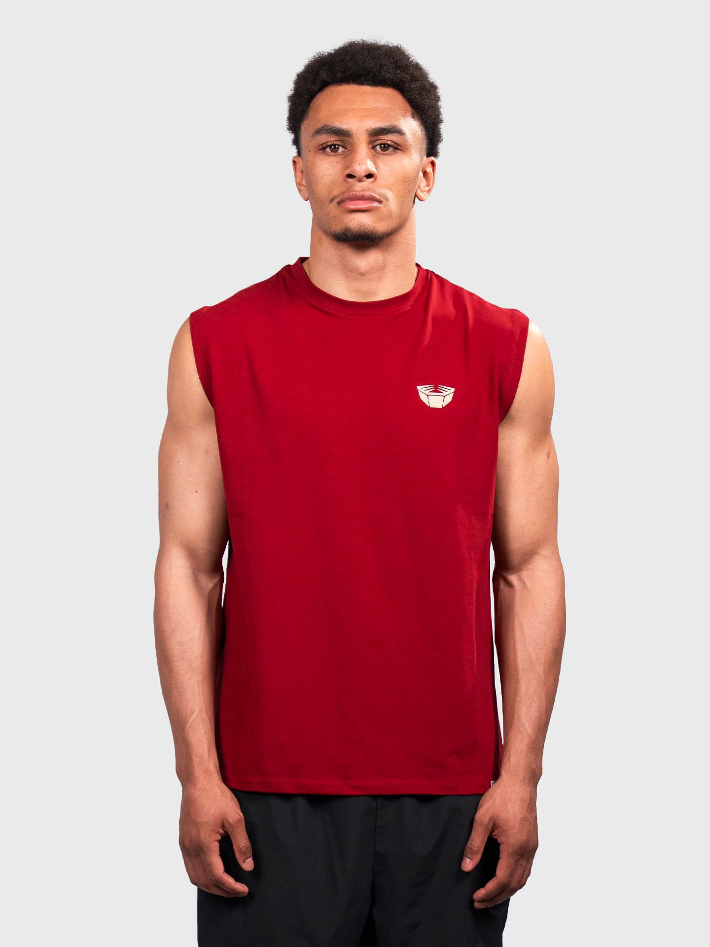 RINGLIFE Tank Top, Sparring Division, weinrot