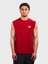 RINGLIFE Tank Top, Sparring Division, weinrot