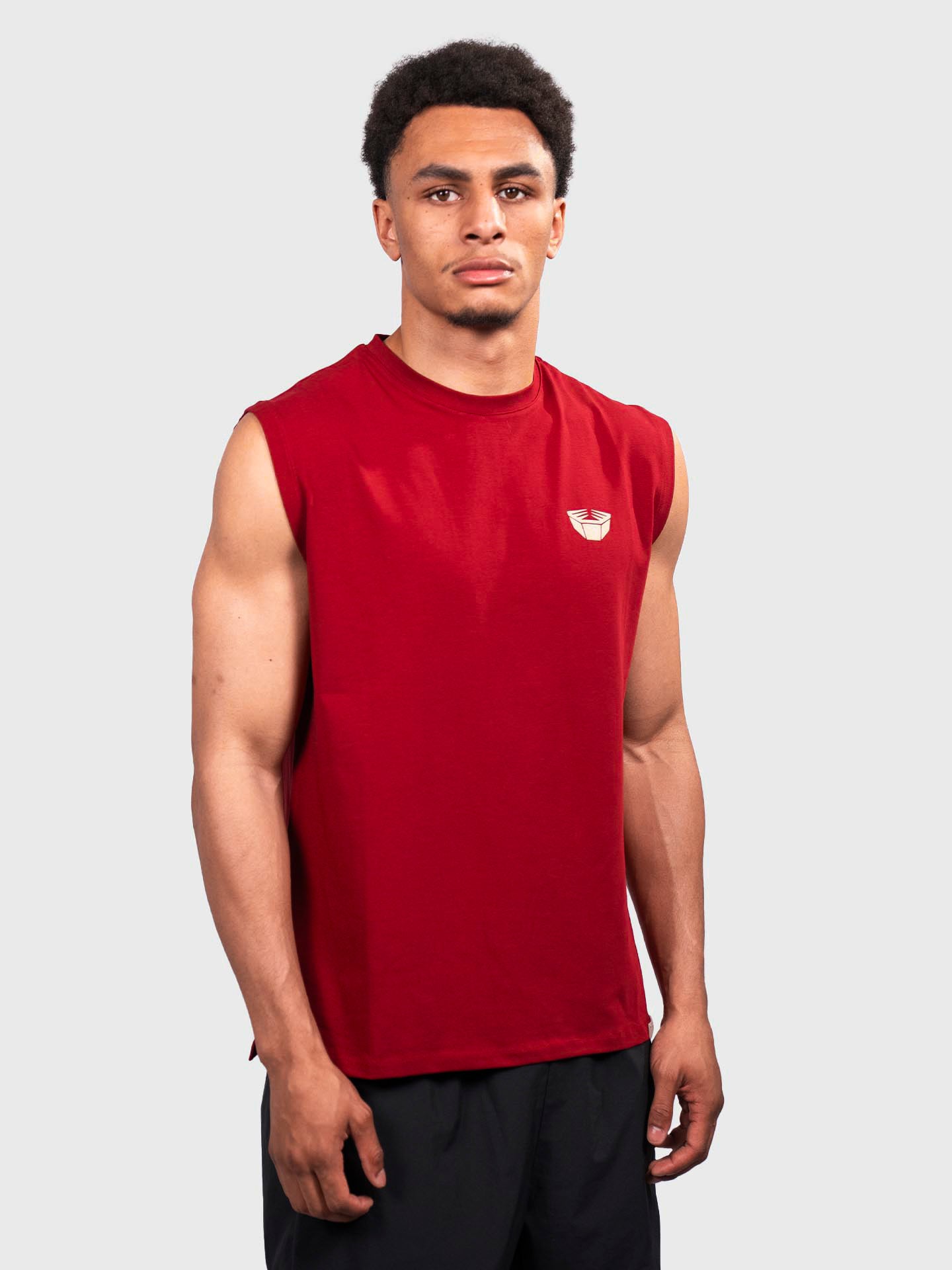 RINGLIFE Tank Top, Sparring Division, weinrot