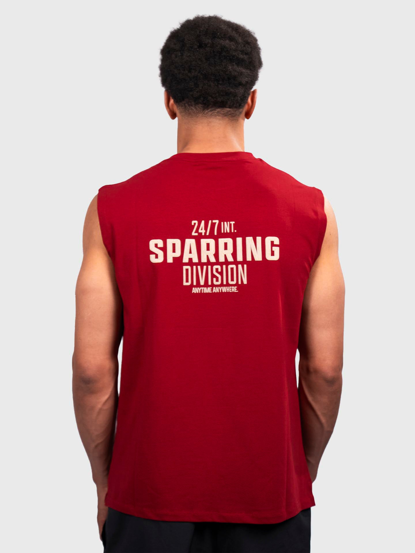 RINGLIFE Tank Top, Sparring Division, weinrot