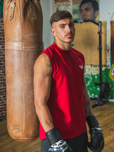 RINGLIFE Tank Top, Sparring Division, weinrot