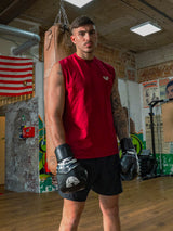 RINGLIFE Tank Top, Sparring Division, weinrot