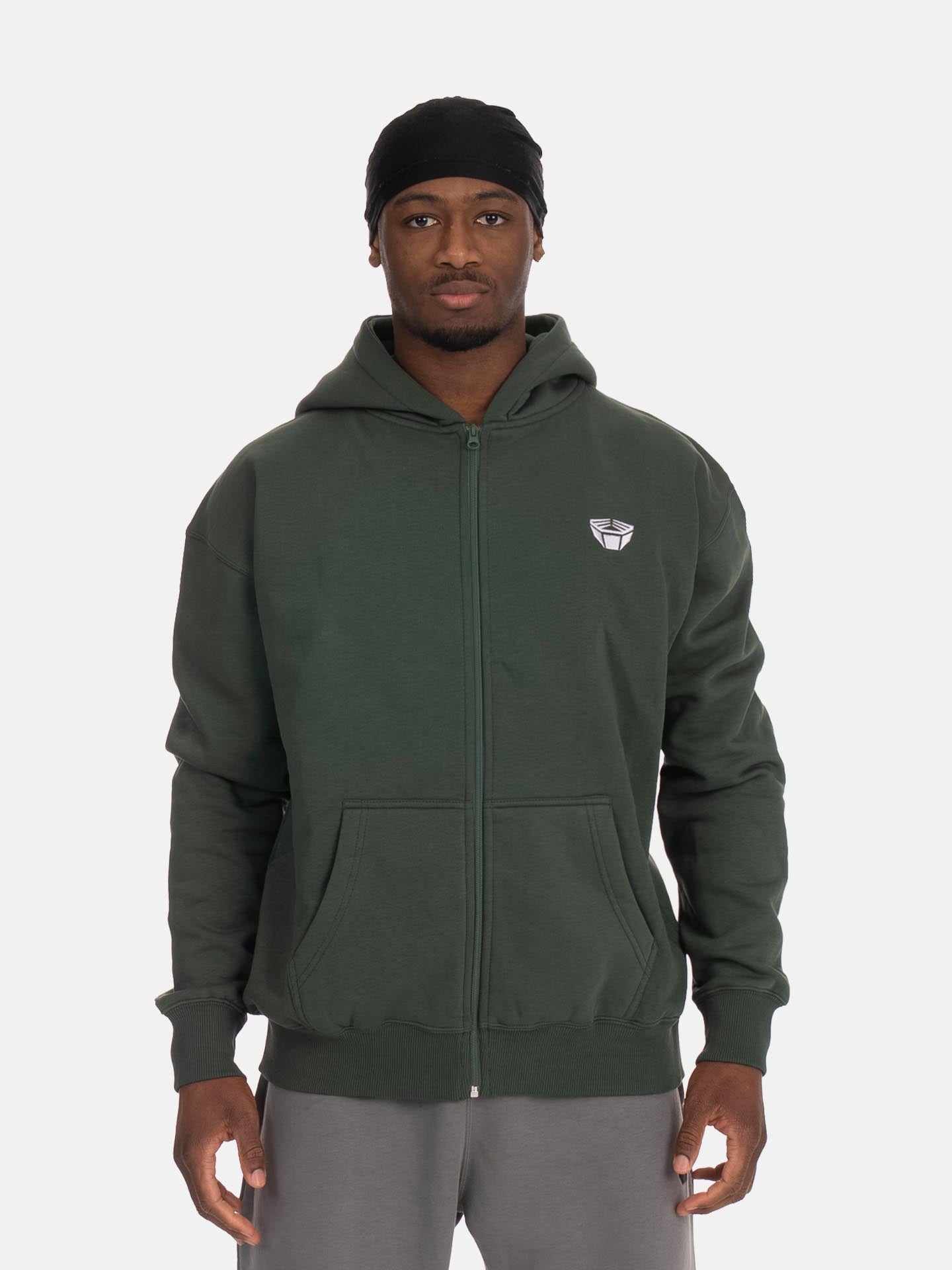 RINGLIFE Oversized Zipper, Octaring, dunkelgrün