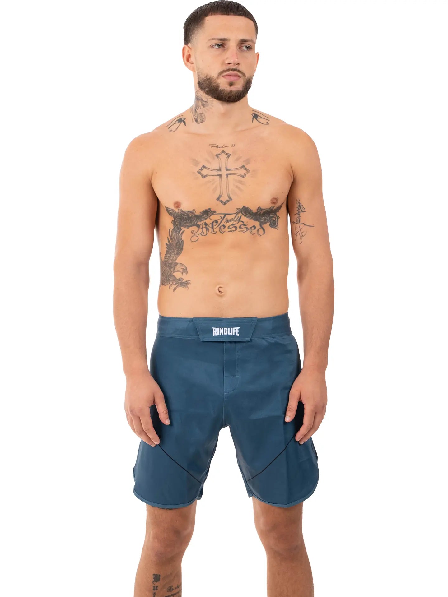 RINGLIFE MMA Fight Shorts, Origin, navy