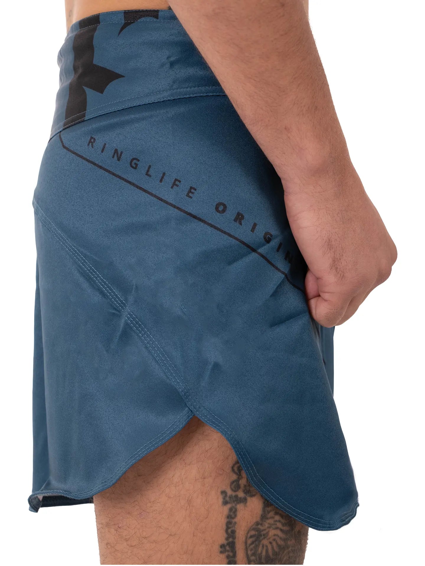RINGLIFE MMA Fight Shorts, Origin Cropped, navy