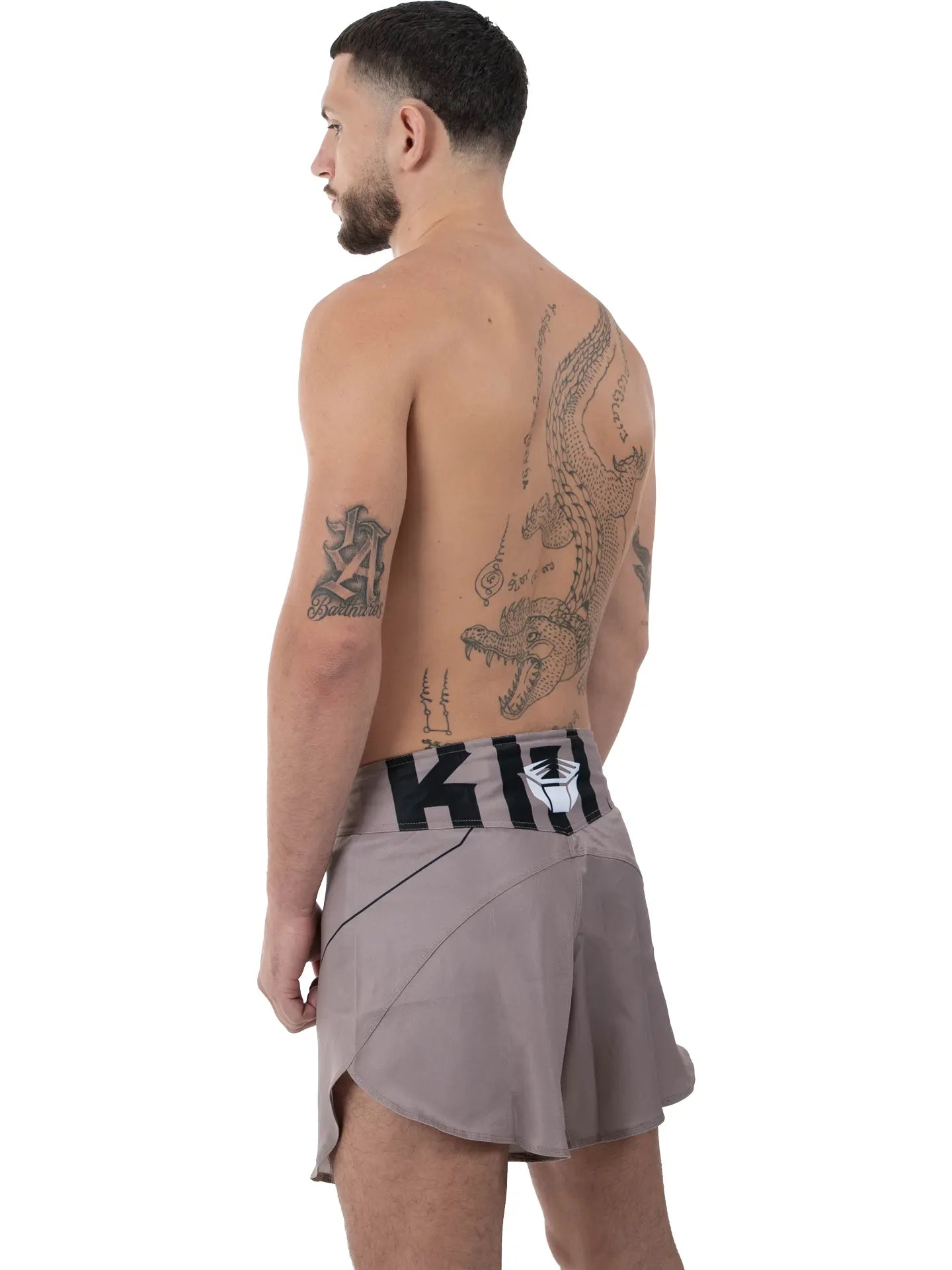 RINGLIFE MMA Fight Shorts, Origin Cropped, grau