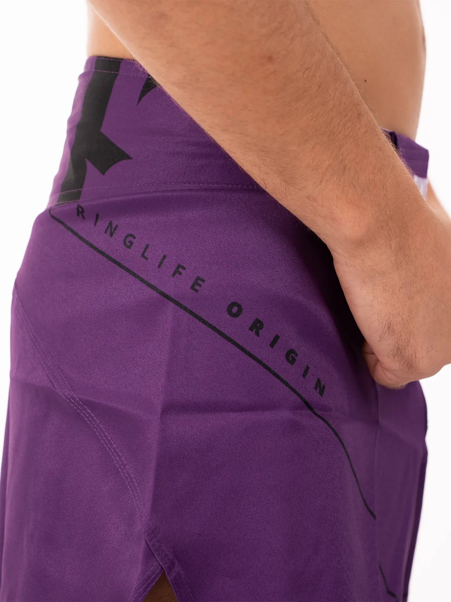 RINGLIFE MMA Fight Shorts, Origin Cropped, lila