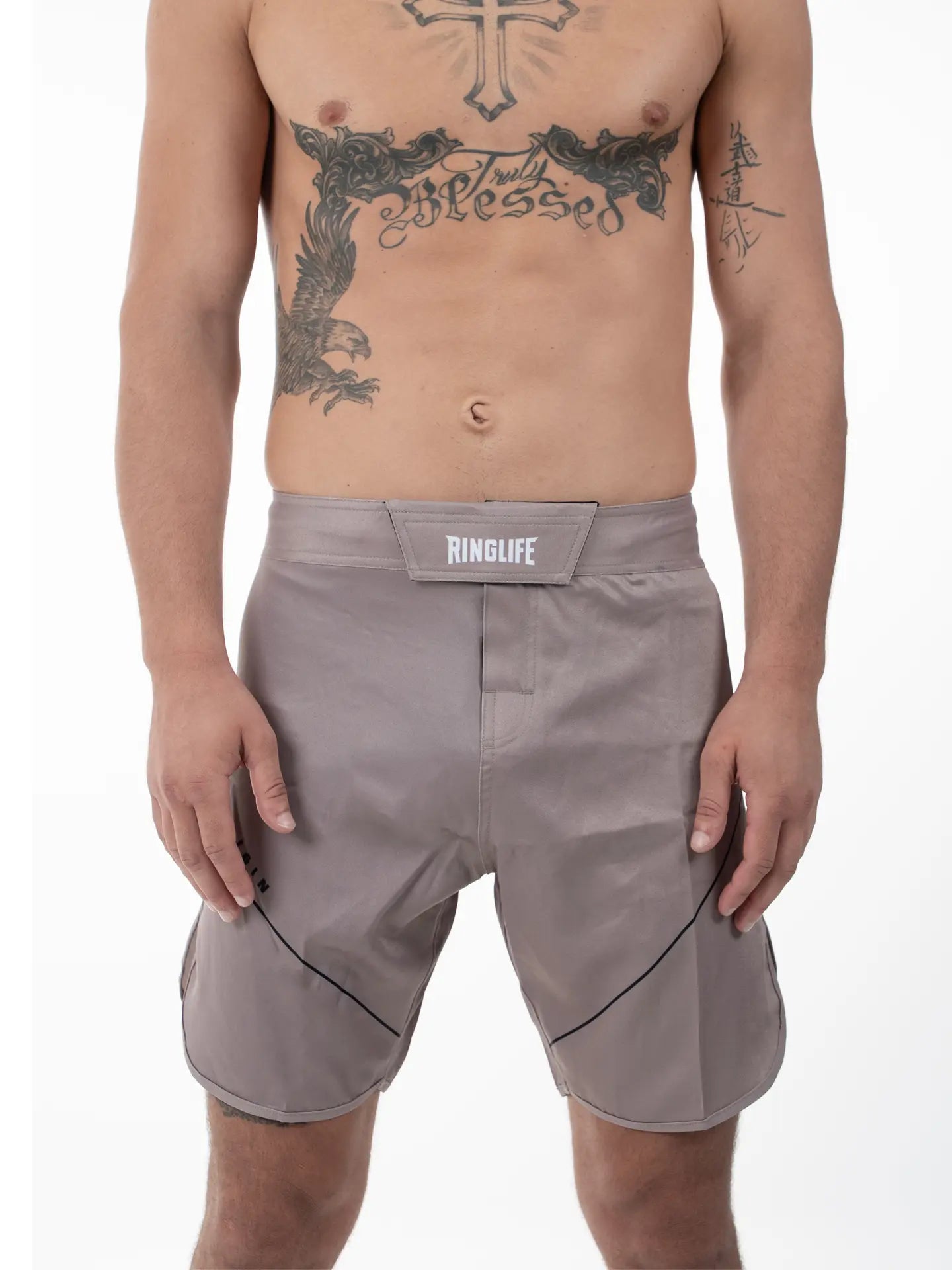 RINGLIFE MMA Fight Shorts, Origin, grau