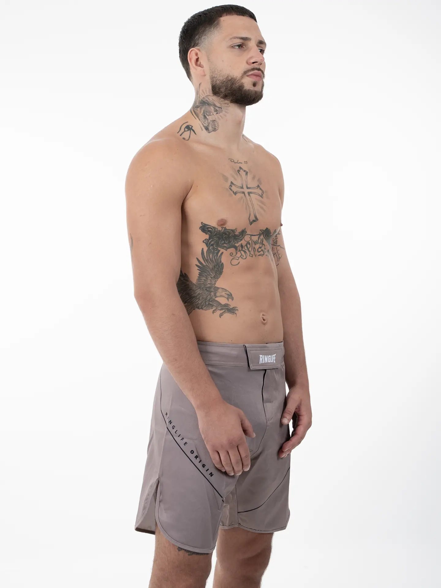 RINGLIFE MMA Fight Shorts, Origin, grau