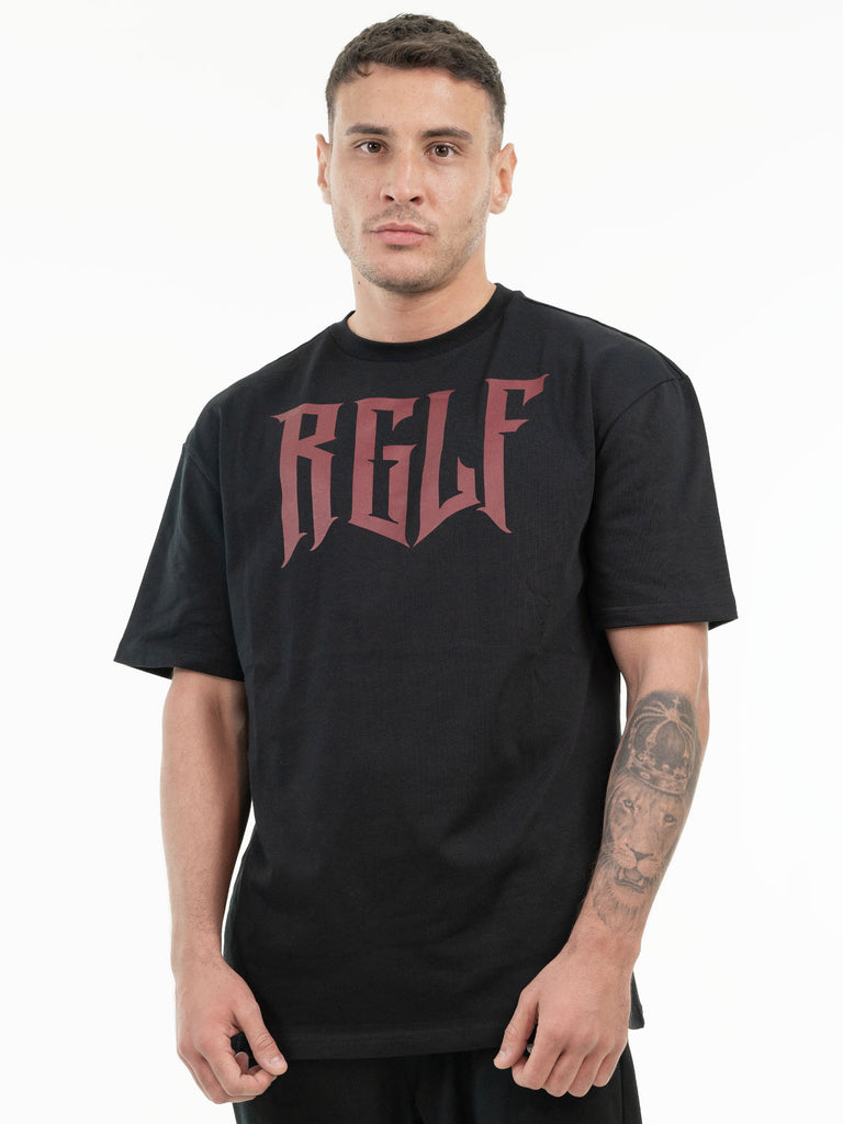 RINGLIFE T-Shirt Oversize - RGLF schwarz-rot