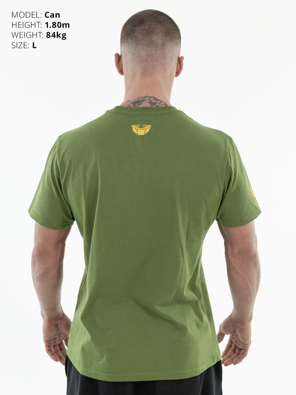 RINGLIFE T-Shirt - Logo grün-gelb