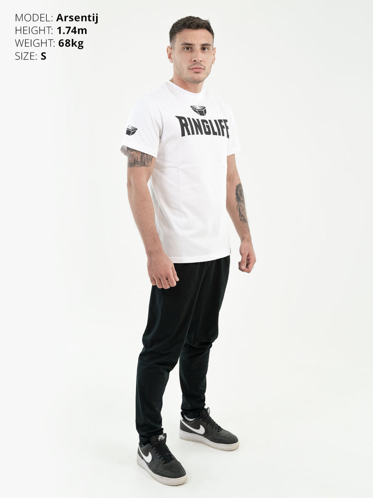 RINGLIFE T-Shirt - Logo weiß-schwarz