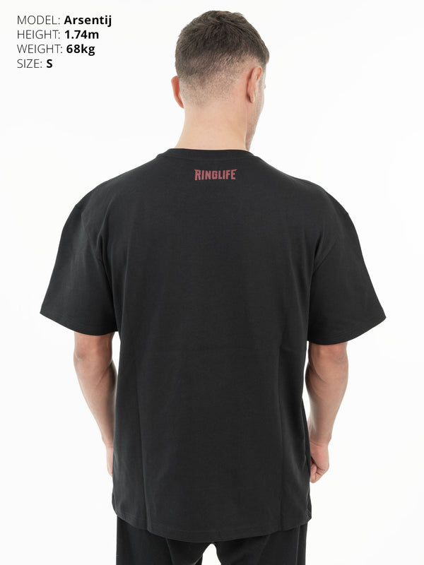 RINGLIFE T-Shirt Oversize - RGLF schwarz-rot