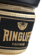 RINGLIFE Boxhandschuhe - Logo Premium schwarz-gold