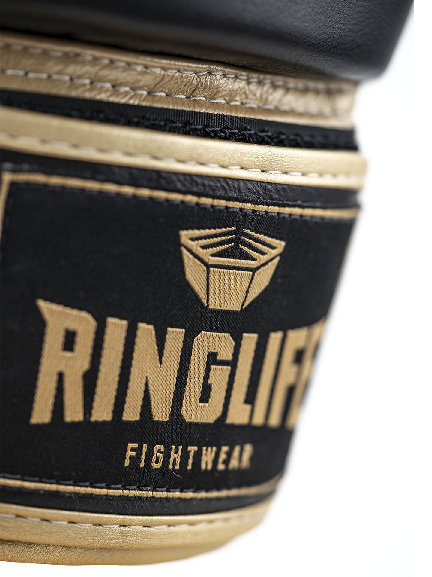 RINGLIFE Boxhandschuhe - Logo Premium schwarz-gold