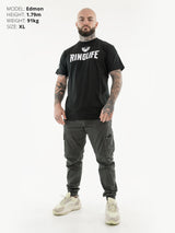 RINGLIFE T-Shirt - Logo schwarz-weiß
