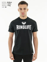 RINGLIFE T-Shirt - Logo schwarz-weiß