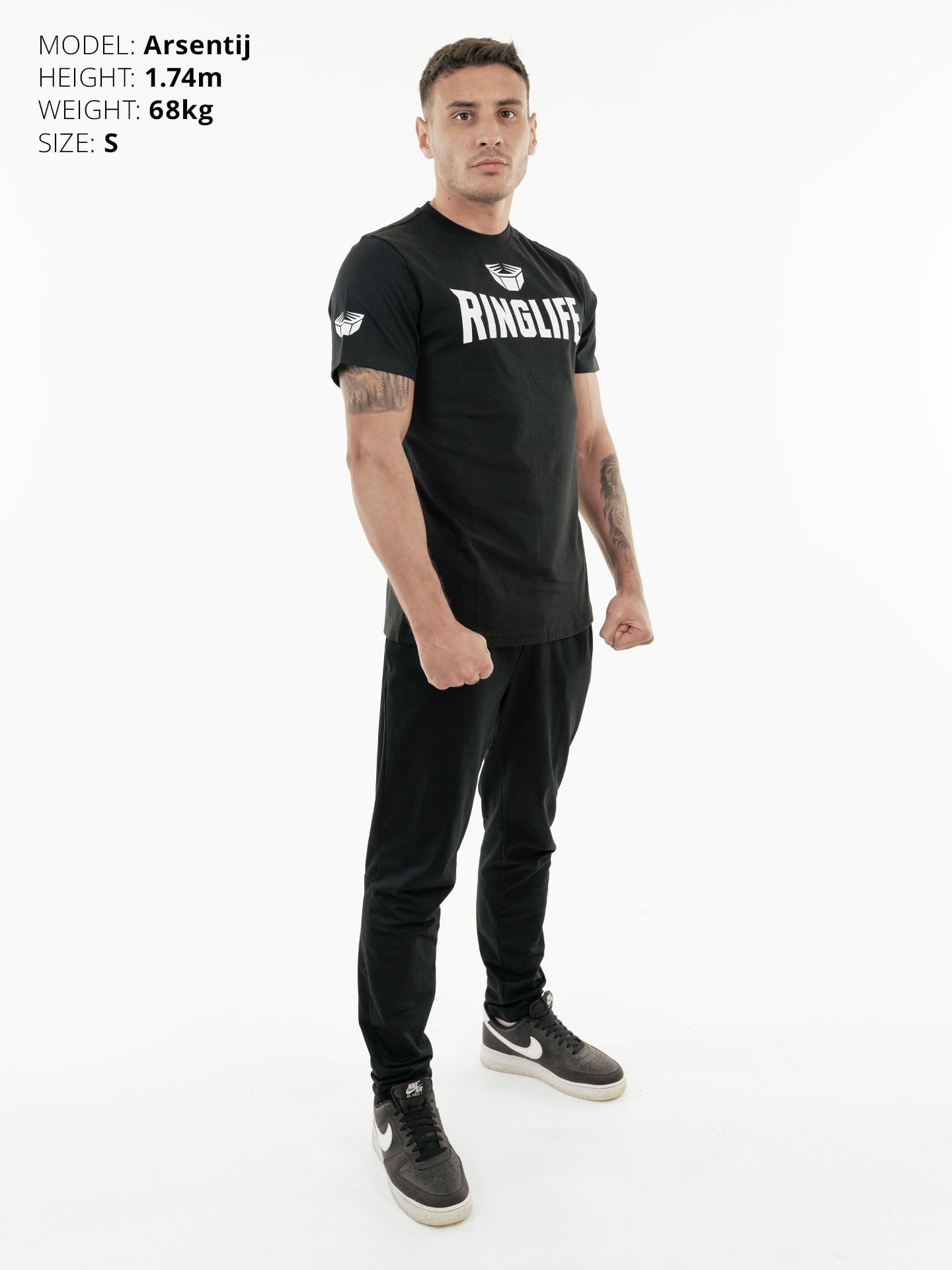 RINGLIFE T-Shirt - Logo schwarz-weiß