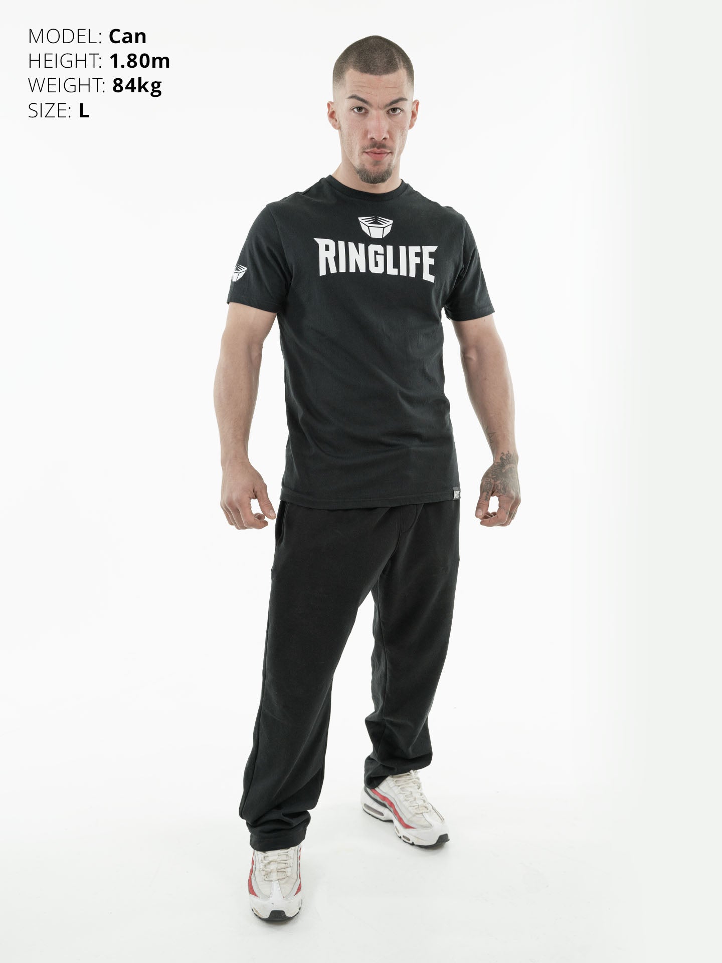 RINGLIFE T-Shirt - Logo schwarz-weiß