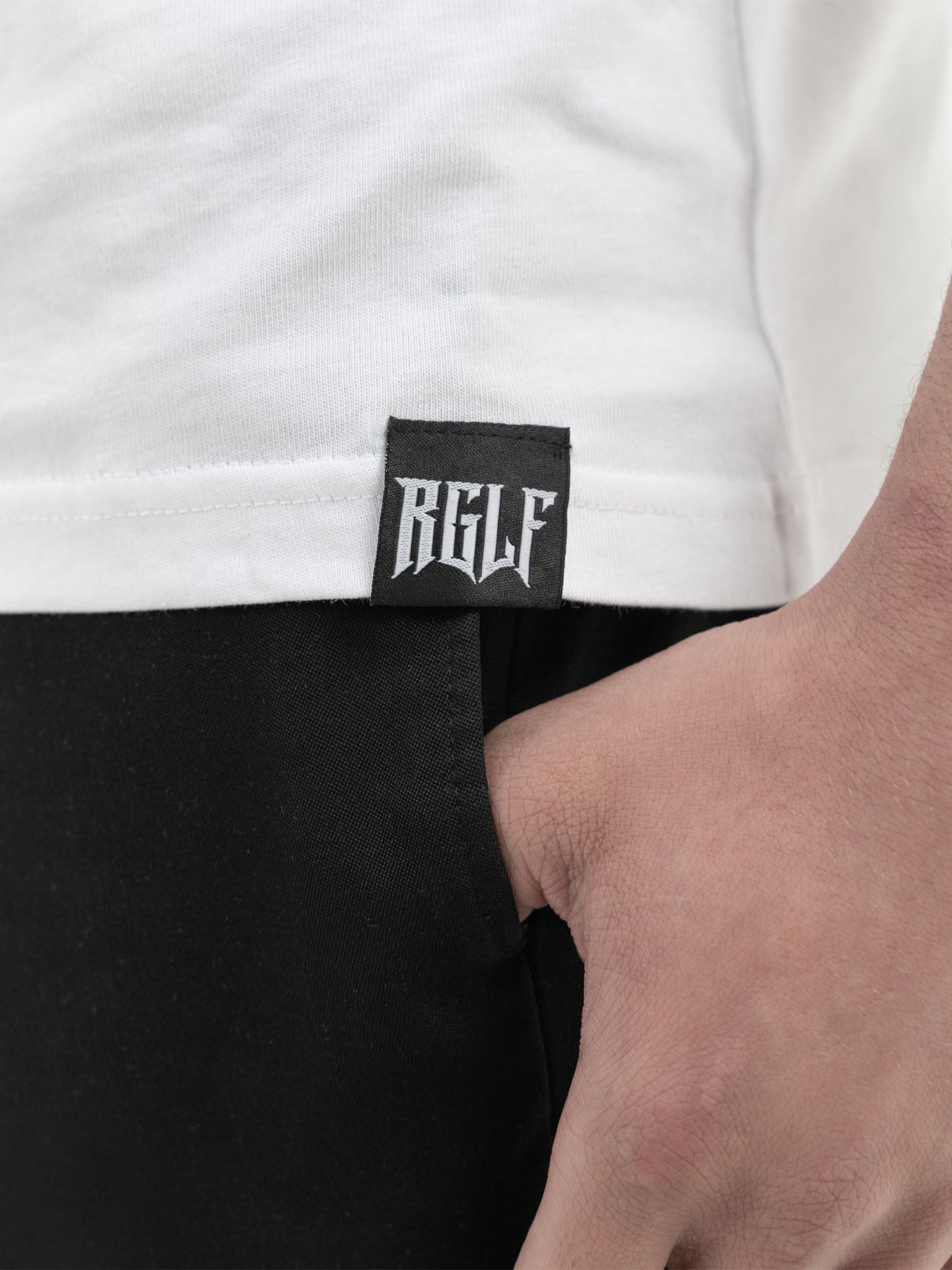 RINGLIFE T-Shirt - Logo weiß-schwarz