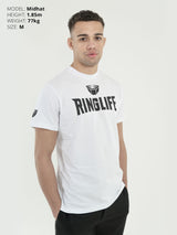 RINGLIFE T-Shirt - Logo weiß-schwarz