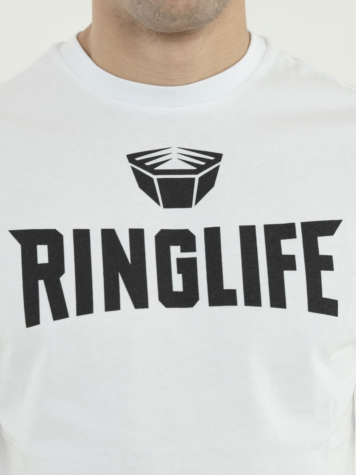 RINGLIFE T-Shirt - Logo weiß-schwarz
